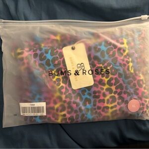 Lisa Frank Bums & Roses Bamboo Pajama Pants- XL